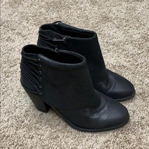 Jessica Simpson black ankle boots
